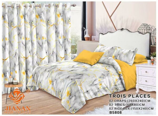 Parure de lit moderne 3 pièces