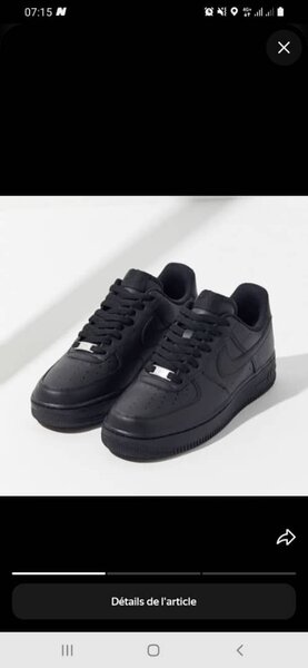 Chaussures de sport noires