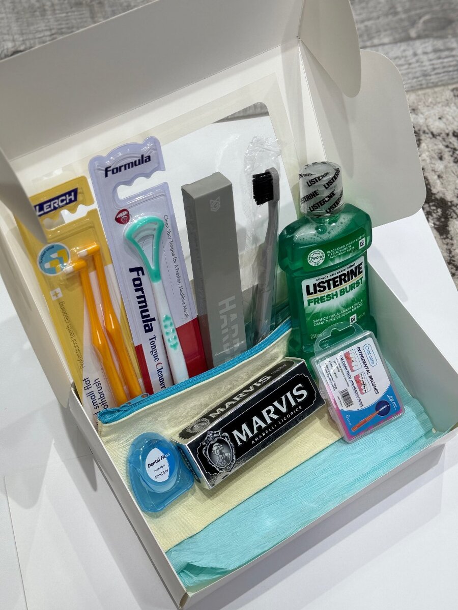 Бокс набор для ухода за полостью рта