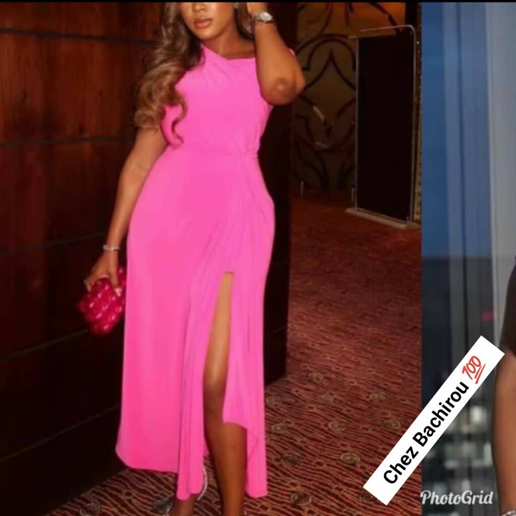 Robe élégante avec fente