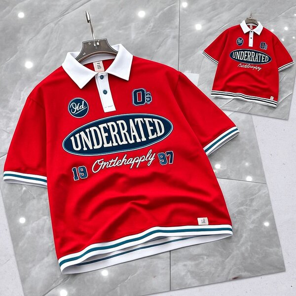 Polo UNDERERRATED rouge pour homme