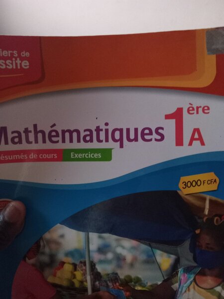 Manuel Mathématiques 1ère A