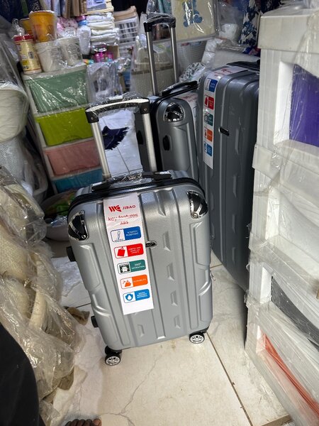 Durable Silver Suitcase Set