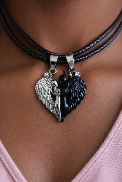 Chaine pendant couple