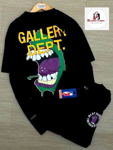 T-shirt noir Gallery Dept NBA