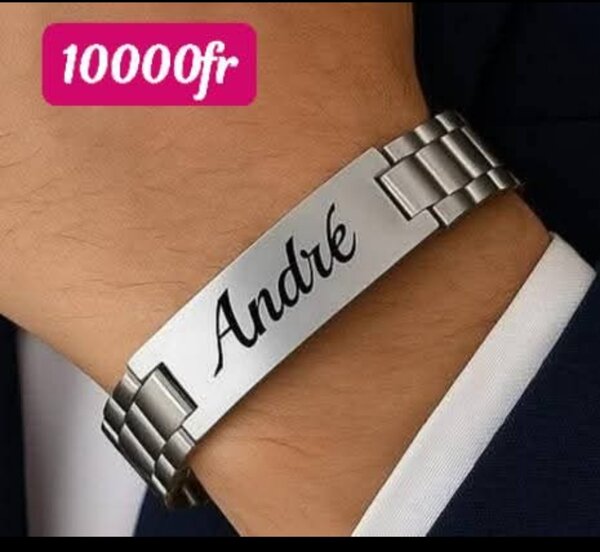 Bracelet homme en acier inoxydable