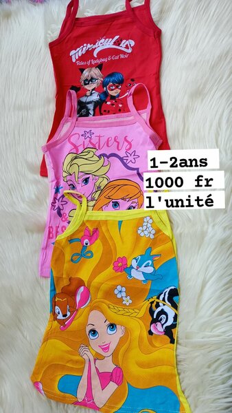 Débardeur petitr fille a partir de 1ans