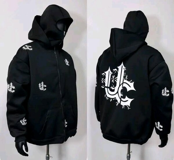 Sweat à capuche noir stylé