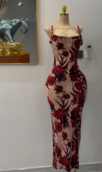 Dress with flowers