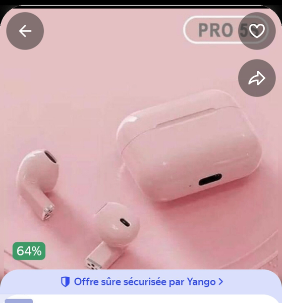 Écouteurs Bluetooth  Pro5s