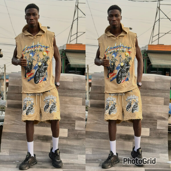 Ensemble short et débardeur homme