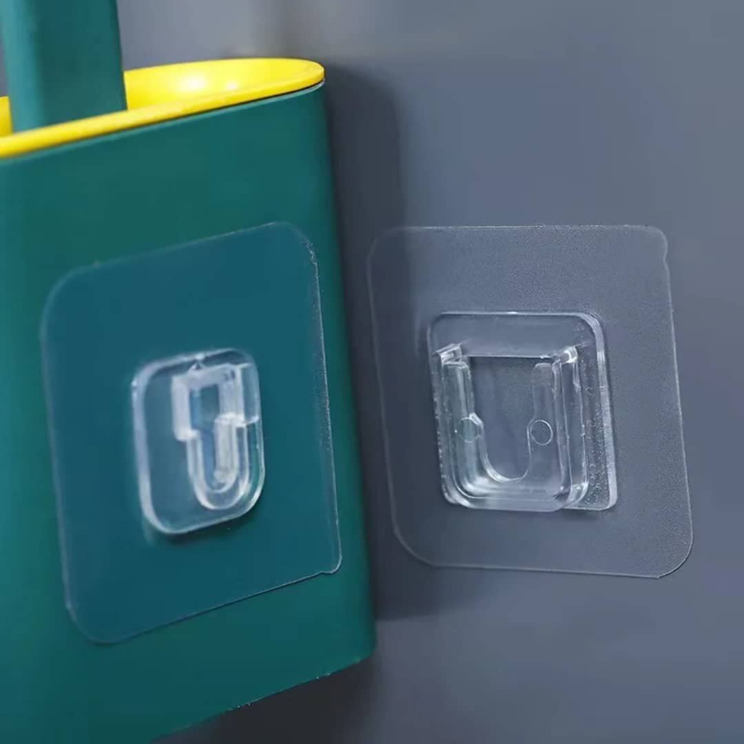 Crochets adhésifs transparents