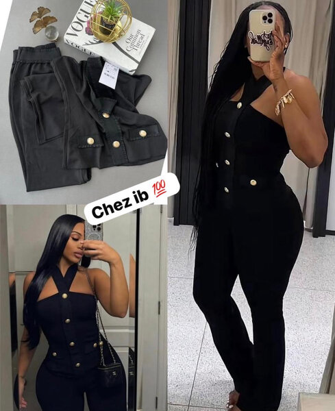 Combinaison Élégante Noire