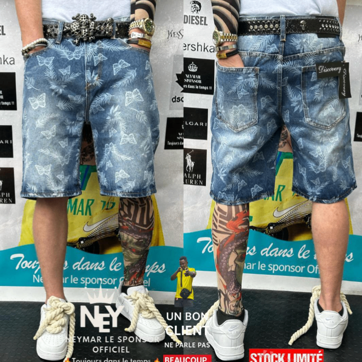 Shorts en jean homme