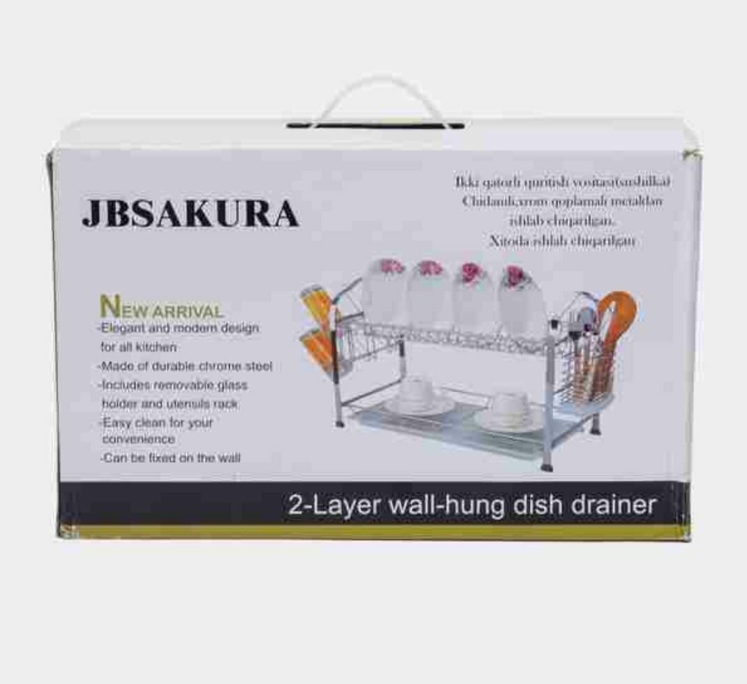 Égouttoir mural à 2 niveaux JBSAKURA