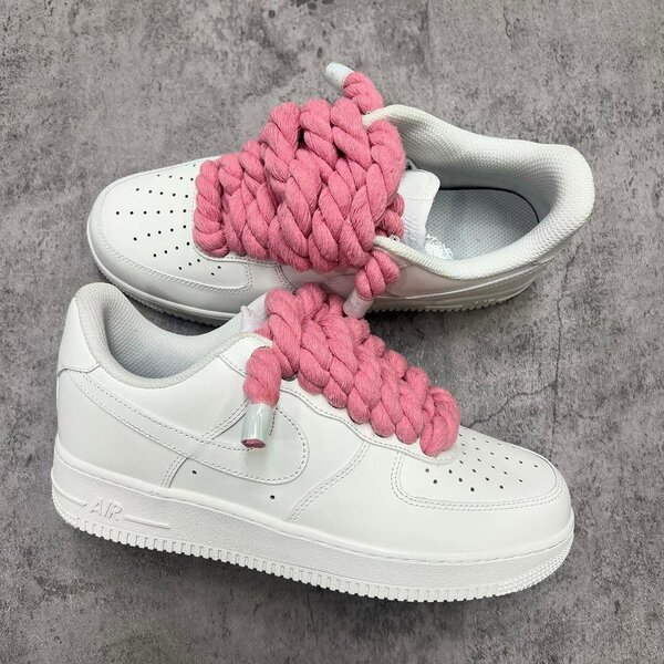 Air force one gros lacets rose