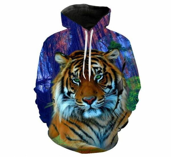 Animal King Tiger 3D Printed