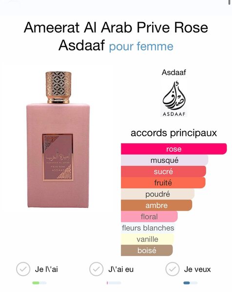 Ameerat Al Arab Prive Rose