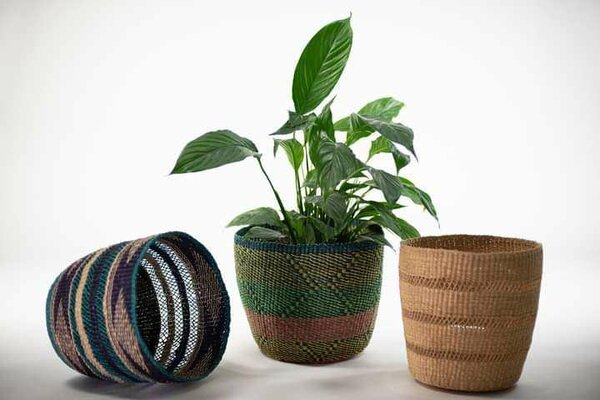 Bolga Baskets flower pots