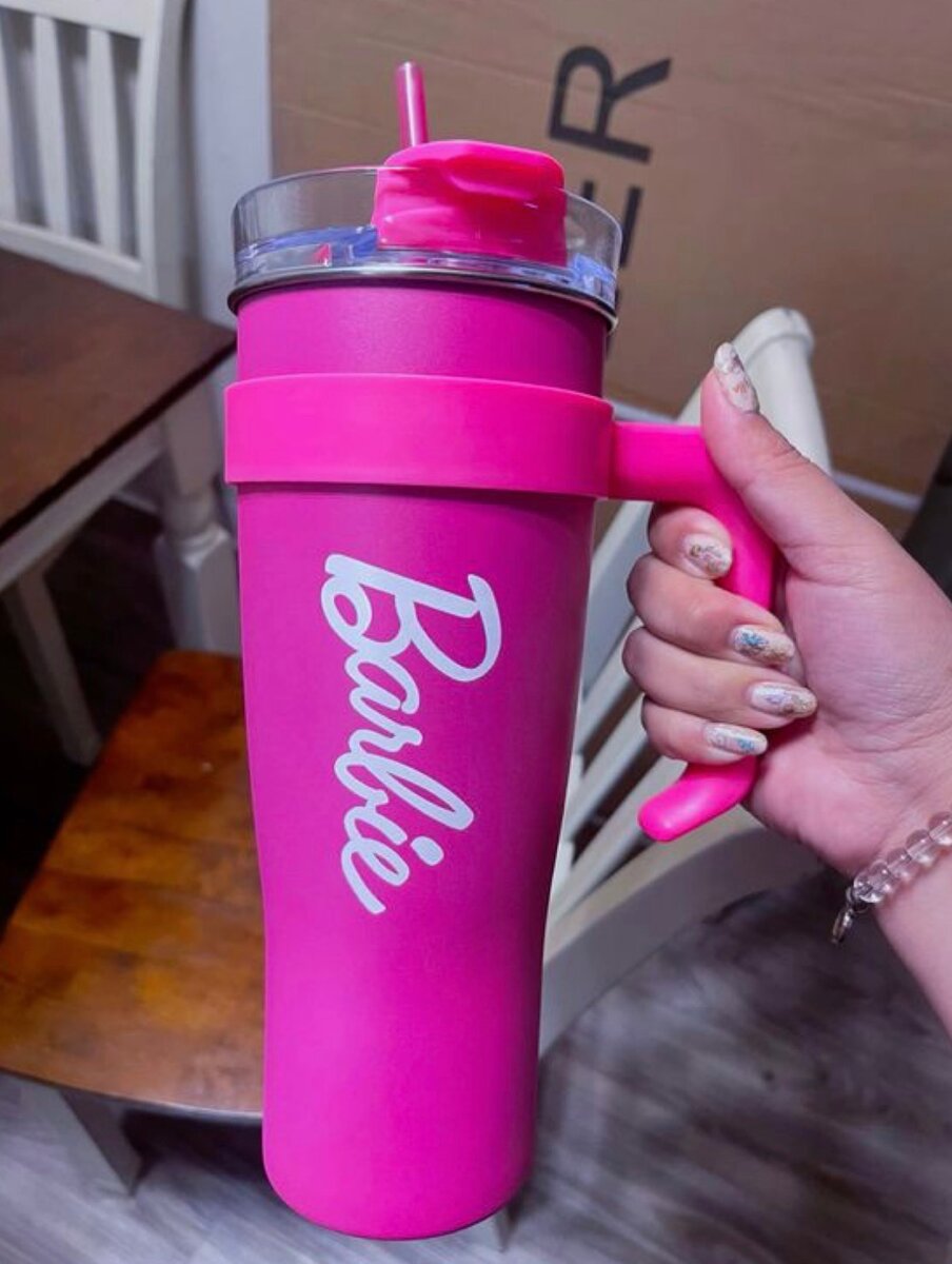 Gobelet Isotherme Barbie Rose