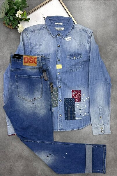 Chemise et Jean en Denim