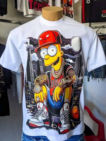 T-shirt graphique Bart Simpson