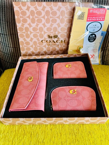 portefeuille en coffret 3en1