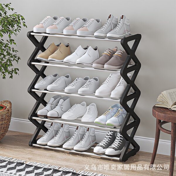 5 layered metallic shoe Rack