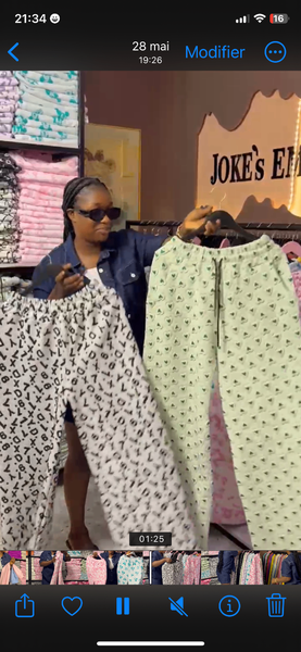 Pantalons décontractés imprimés