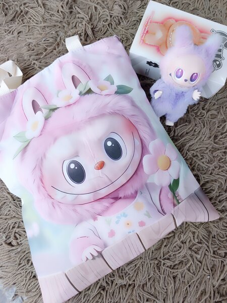 Sac en tissu illustré mignon