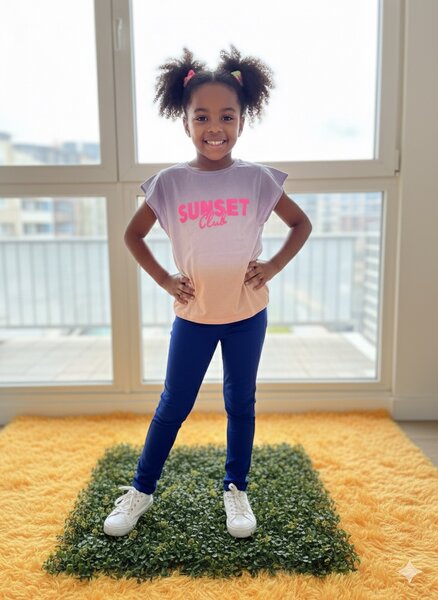 Ensemble Fille "Sunset Club" 10 ans