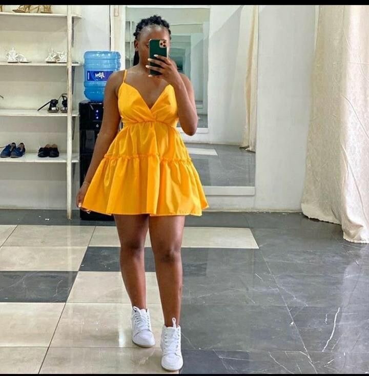 Robe d'été colorée femme