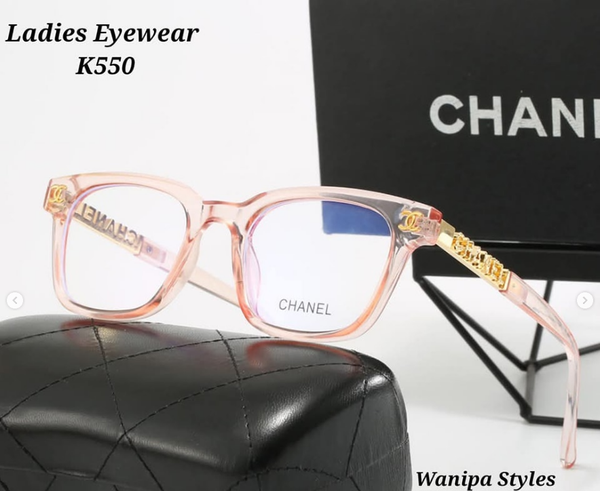 Pink women's glasses Chanel