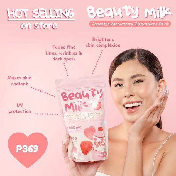 Beauty Milk Fraise 180g
