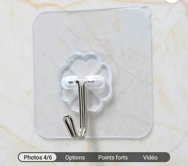 Crochets Muraux 10p a 1000f