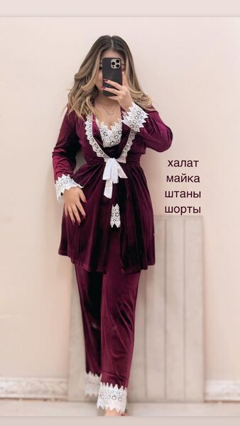 Велюровая пижама