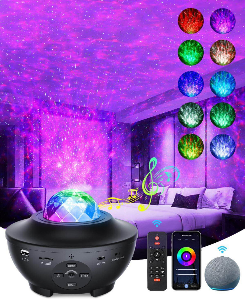 Projecteur LED Galaxie Bluetooth