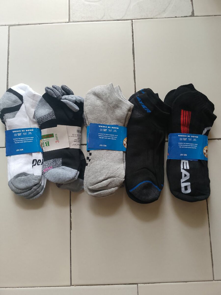 Lot de chaussettes sport multicolores