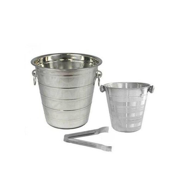 Seau à champagne en métal argenté