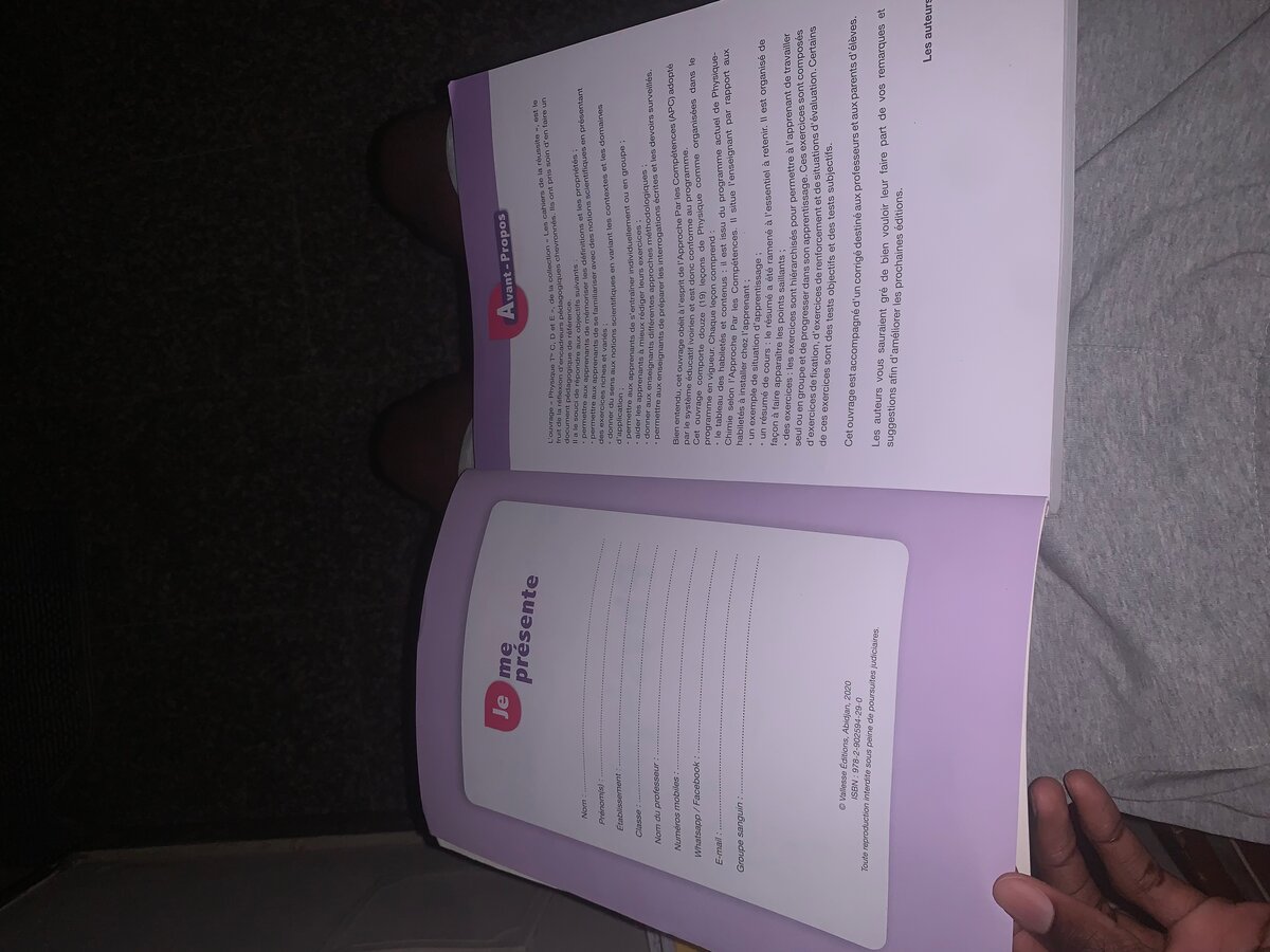 Livre Physique Terminale Cours Exercices