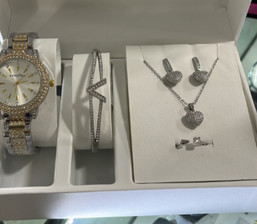 Зергер комплект + саат