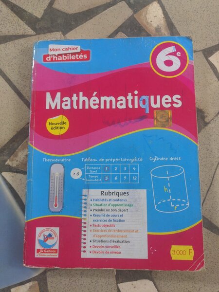 Cahier de Mathématiques 6e