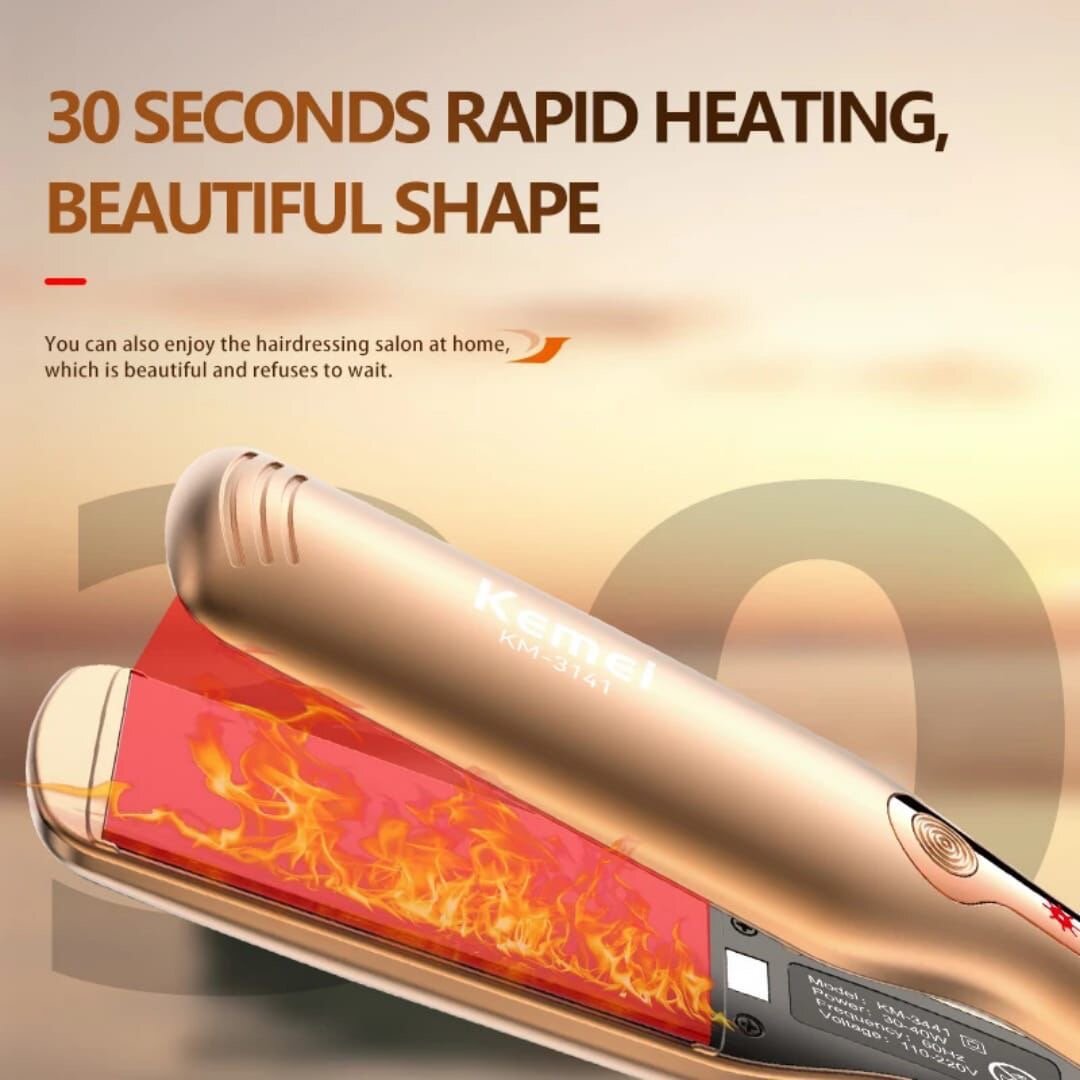 Lisseur Chauffage Rapide Kemei