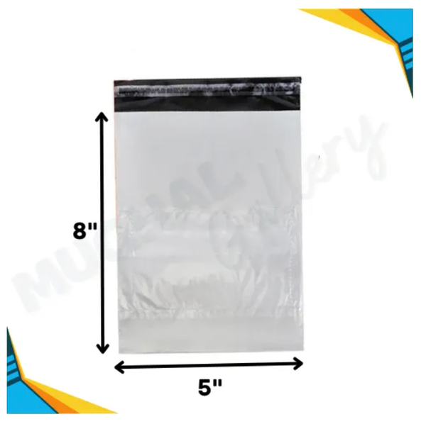 50 pieces 5 x 8 inch Mini Courier Flyer Bag with Pocket