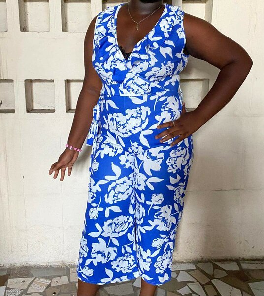 Combinaison Fleurie Femme