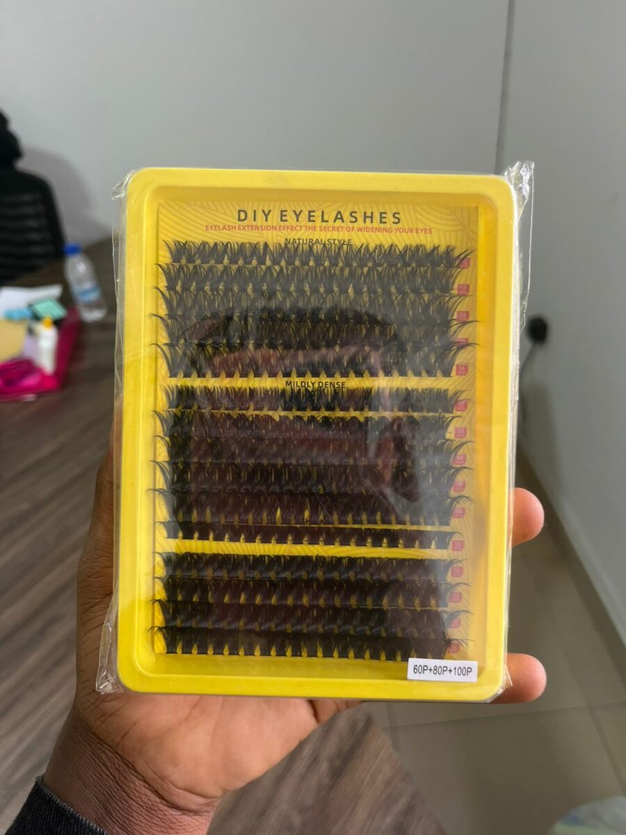 Cils faux DIY pour extension de cils