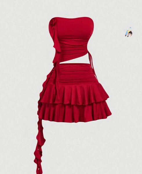 Robe élégante rouge