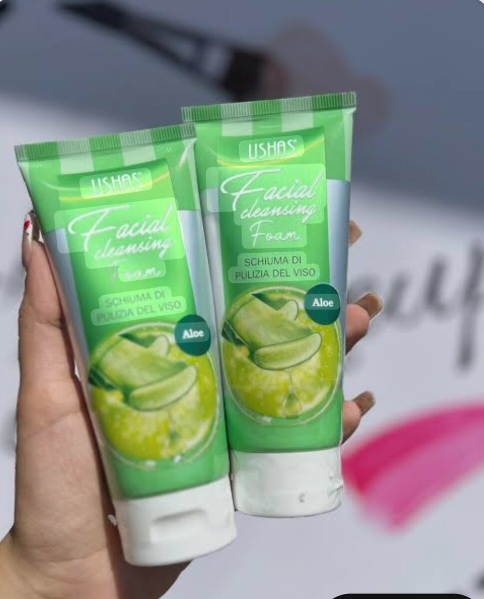 Mousse Nettoyante Visage Aloe