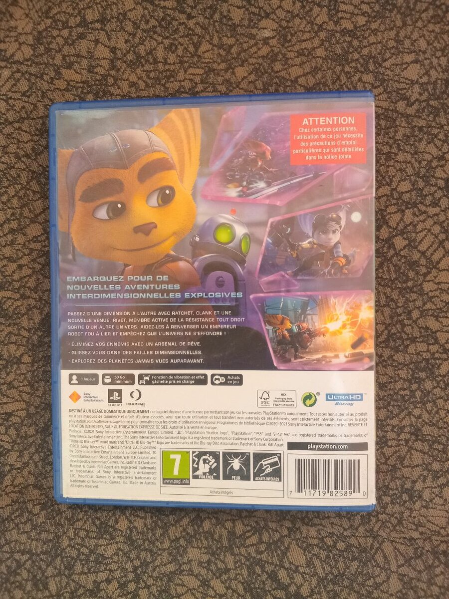 Ratchet et clank rift apart ps5