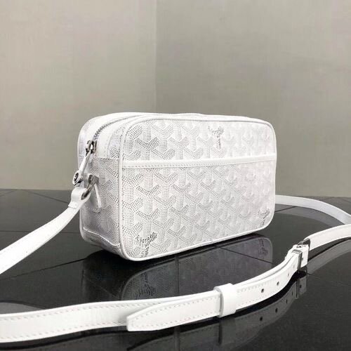 Sac Goyard croisé bleu et blanc